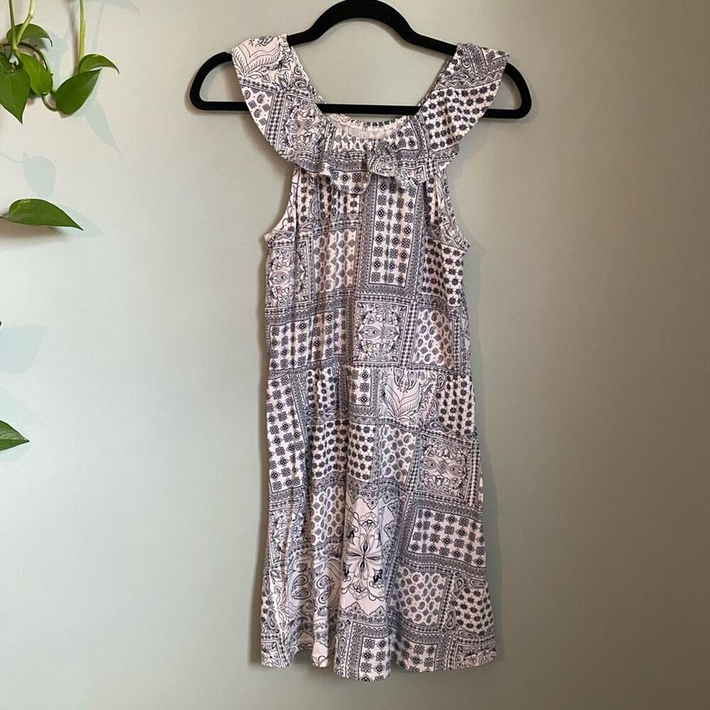 Girl’s Bandana Print Fit Flare Dress